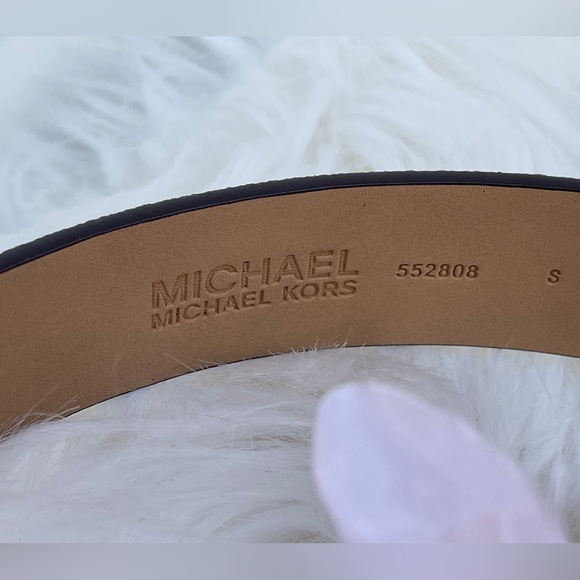 Michael Kors Women's Triple Loops Studded Belt - Picture 7 of 14